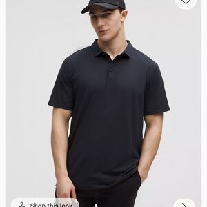 NWT lululemon athletica Men's Black Polo Shirt